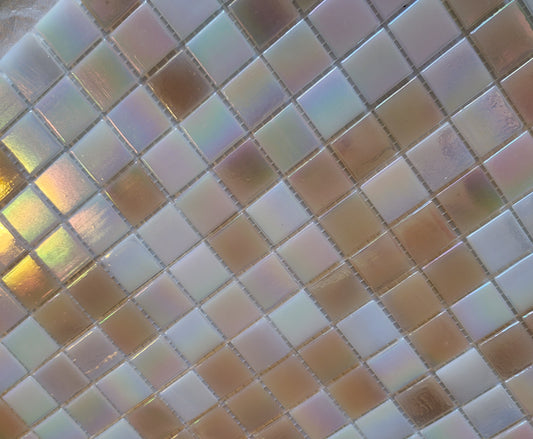 High Quality BISAZZA tiles full sheets BLUSH glimmer AND glamour! 2cm x 2cm