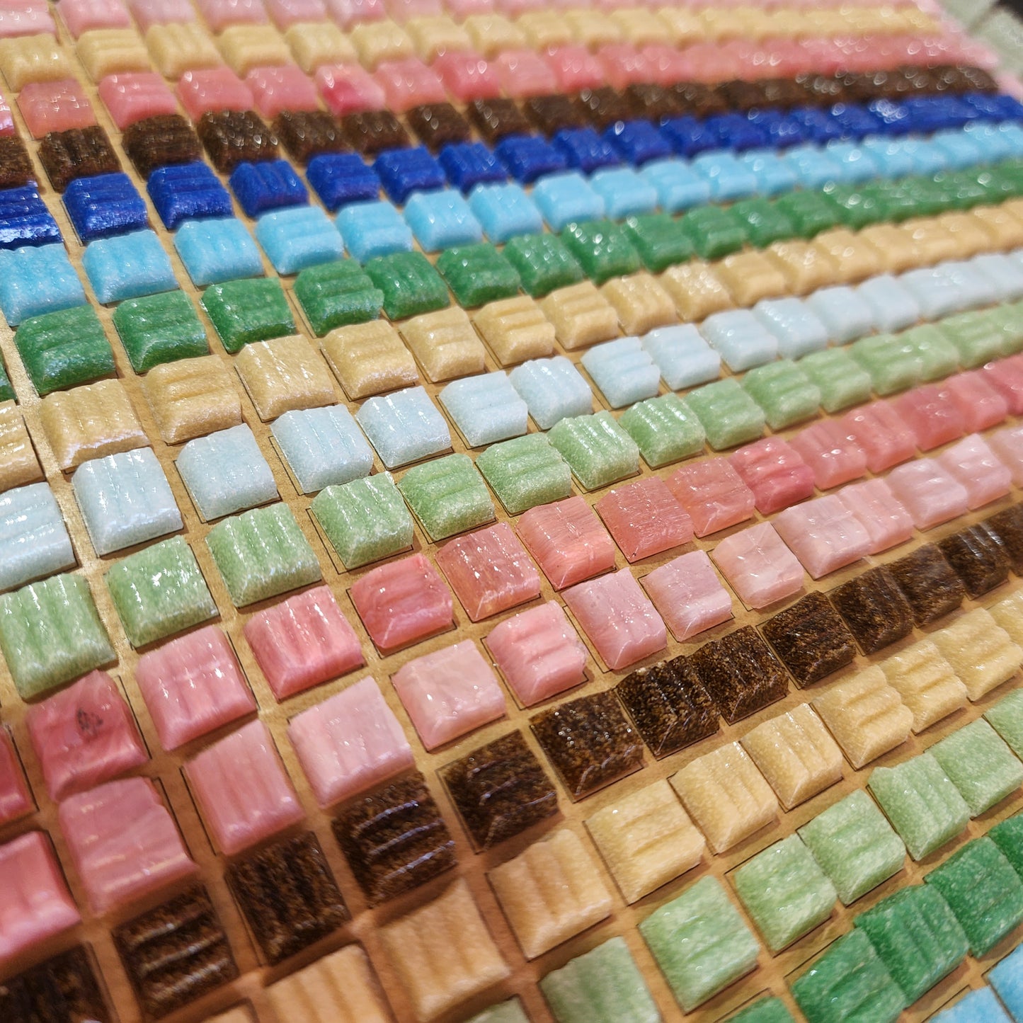 RAINBOW MINIS Tiny Tiles 1cm x 1cm Squares 500 grams