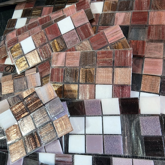 Clearance Mixed Batch 4kg of Quality Trend Tiles 2cm x 2cm Gorgeous Mix